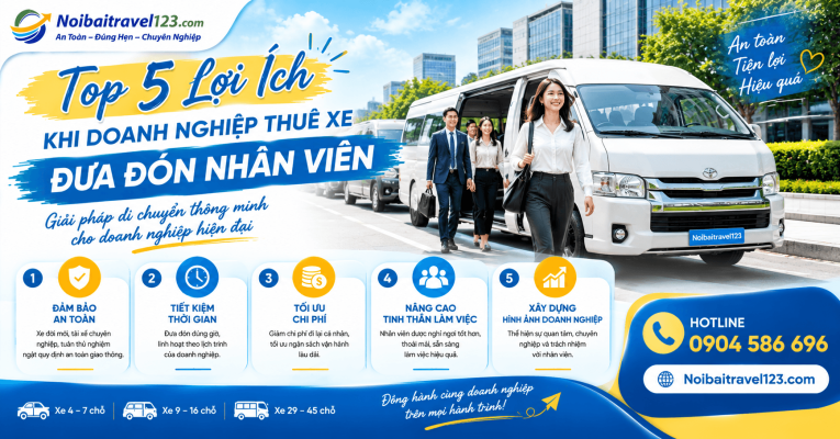 Top 5 Lợi Ích Khi Doanh Nghiệp Thuê Xe Đưa Đón Nhân Viên